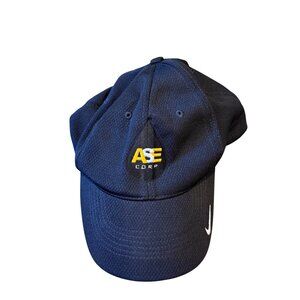Nike Golf Cap S/M Navy Blue ASE Corp Logo Embroidered Adjustable Unisex Hat